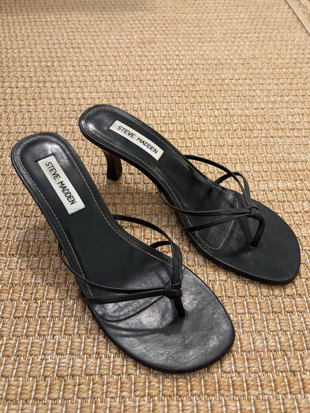 Steve Madden Thong Y2K Kitten Heel Sandals